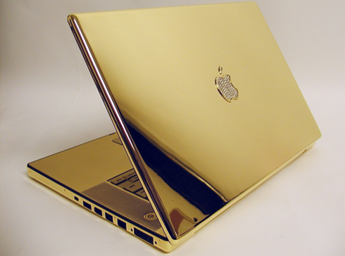 24 Karat and Diamonds MacBook Pro